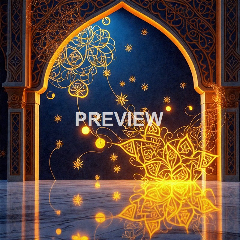 17776 - a-3d-artwork-blending-islamic-art-with-abstract-ornam_00002__result